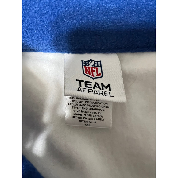 NFL Team Apparel Indianapolis Colts Full
Zip Front Sweatshirt Size XXL - Picture 3 of 7